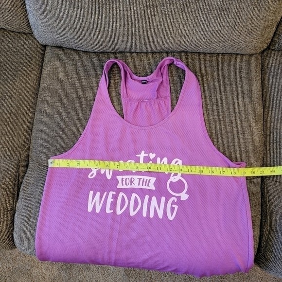 Miss To Mrs. Sweating For The Wedding Workout Dri-Fit Top Size XL - Picture 9 of 10